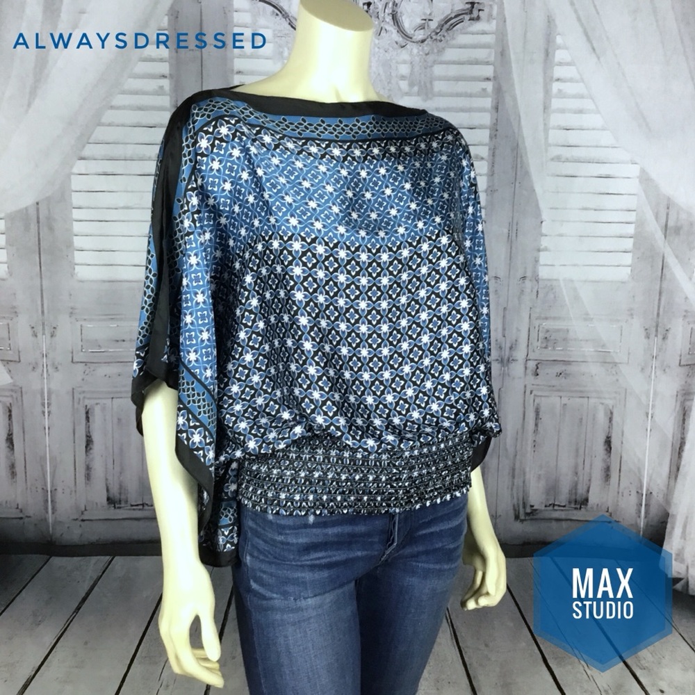 MAX STUDIO Graphic Print Top